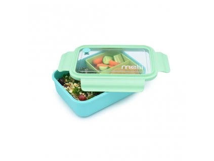 Bento Box krabička na svačinu 1250 ml - Modrá