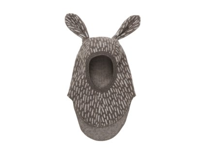 HUTTELiHUT - Kukla z merino fleesu - Zajíček - Morel