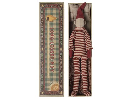 Maileg - Dlouhoný skřítek v krabičce od sirek