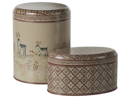 Maileg - Sada kovových boxů - Winter Wonderland