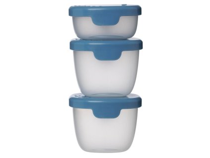 Sada krabiček Snack tubs 3ks - Modrá