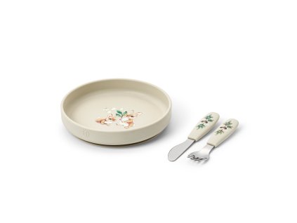 7333222023131 60246202874NA Silicone Plate Set Bunny Darling PP