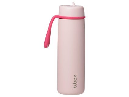 Nerezová termolahev s brčkem 690 ml - Pink Paradise