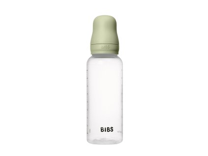 BIBS antikolikova dojcenska flasa so silikonovym cumlikom 270ml Sage 50171250 5713795265497 II