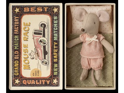 Maileg - Malá sestřička v krabičce od sirek