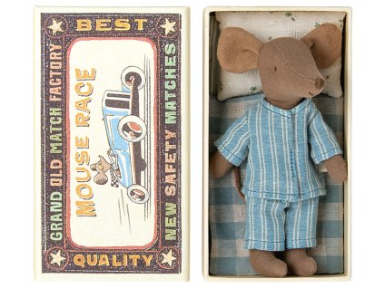 Maileg - Velký bráška v krabičce od sirek - béžový