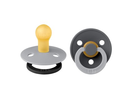 BIBS Studio Colour cumliky z prirodneho kaucuku velkost 1 Fusion CloudIronMix 11028103 5713795271740 II