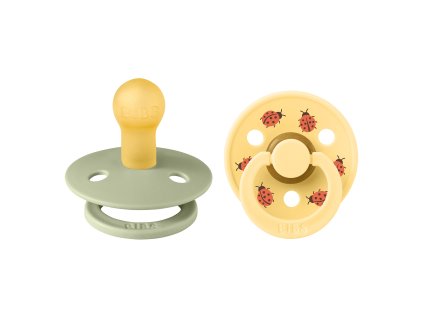 BIBS Studio Colour cumliky z prirodneho kaucuku velkost 1 Ladybug SageMix 11025102 5713795270651 II