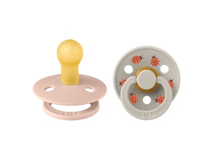 BIBS Studio Colour cumliky z prirodneho kaucuku velkost 1 Ladybug BlushMix 11025101 5713795270620 II