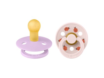 BIBS Studio Colour cumliky z prirodneho kaucuku velkost 1 Ladybug VioletSkyMix 11025103 5713795270682 II