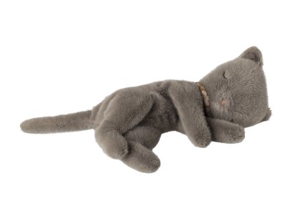 Maileg - Hebké spící koťátko - small - Grey