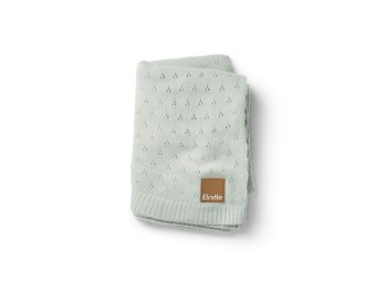 7333222024862 30326207184NA Pointelle Blanket Mineral Green PP (3)