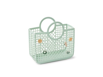 Samantha Basket With Charms LW19904 2344 LIght Peppermint 1