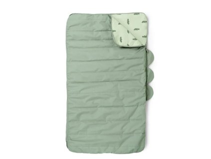 Done by deer - Prošívaný dětský spací pytel - Croco - Green