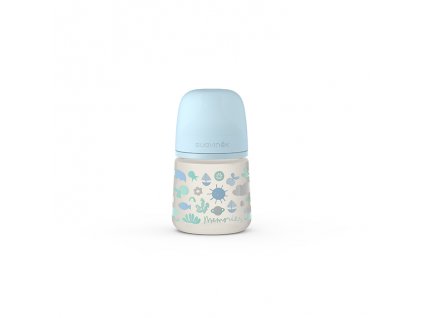 Suavinex - Kojenecká láhev 150ml S Memories - modrá