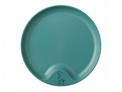 Dětský talíř Mio Deep Turquoise