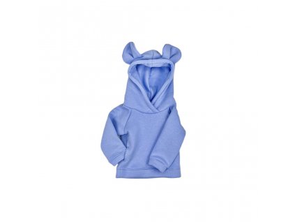 Mimilove - Dětská mikina medvídek  - Světle modrá