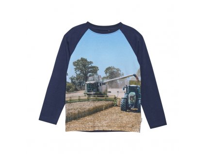 Minymo - Chlapecké tričko - Traktor během sklizně