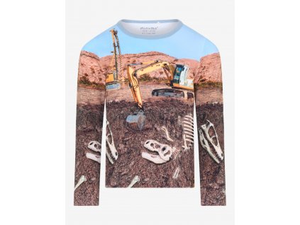 Minymo - Chlapecké tričko - Bagry a dinosauři