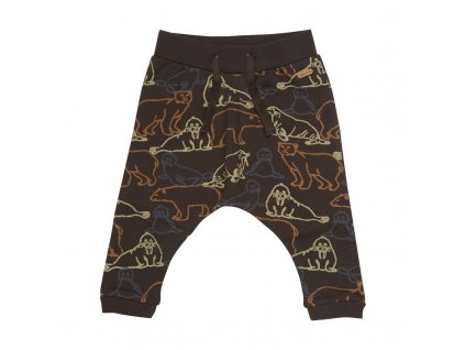 Minymo - Tepláčky(bagy) s certifikátem GOTS - Mroži a medvědi