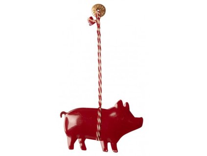 Maileg - Kovová ozdoba - Prasátko