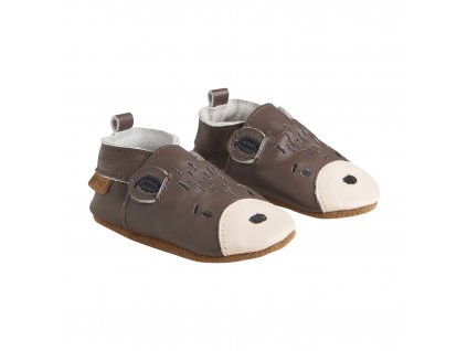 Enfant - Kožené capáčky - Medvídek -vel.18,24,25