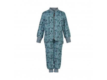 ENFANT - THERMO SET - Dusty Blue - vzorovaný chlapecký