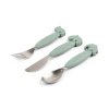 Easy-grip příborový set Deer freinds - zelený