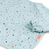 Bryndáček s rukávem Happy dots - modrý