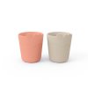 Kiddish mini hrneček Croco 2ks - pískový/korálový