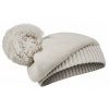 Pletený baret - Creamy White - 6-12měsíců