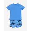 Color Kids - Koupací set s UV tričkem - Azure Blue