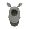 HUTTELiHUT - Merino kukla - Králíček - Medium Grey Melange