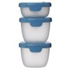Sada krabiček Snack tubs 3ks - Modrá