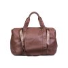 Přebalovací taška Mommy Bag Signature Vegan Leather Dark Brown