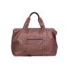 Přebalovací taška Mommy Bag Signature Vegan Leather Dark Brown