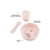44170 6 foodie prvni jidelni set playground ruzovy