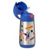 Termoska na pití s brčkem 350 ml (Varianta Superman | b.box)