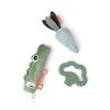 Tiny aktivní hračky Croco set 3ks - zelené