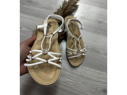 SANDÁLKY NOIR WHITE