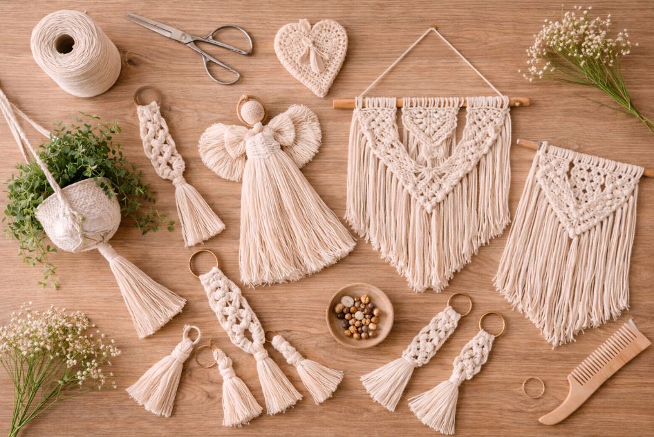 MACRAMÉ – TVOŘENÍ, KTERÉ ZPOMALÍ ČAS A ZÚTULNÍ DOMOV