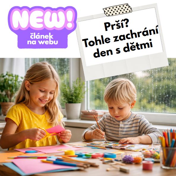 CO DĚLAT S DĚTMI, KDYŽ PRŠÍ?