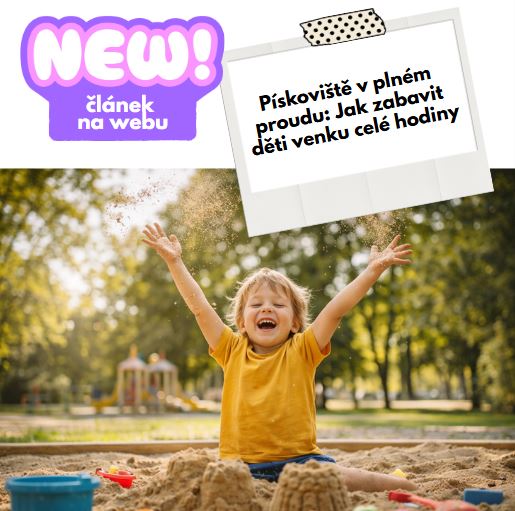 Pískoviště v plném proudu: Jak zabavit děti venku celé hodiny