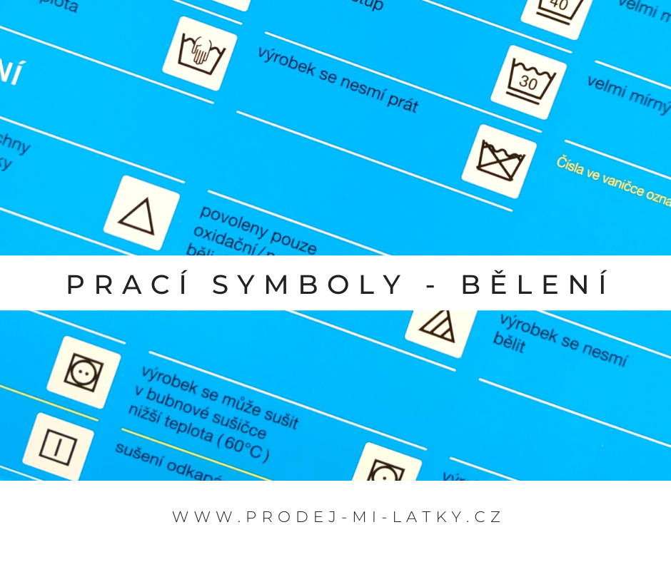 Prací symboly - Bělení