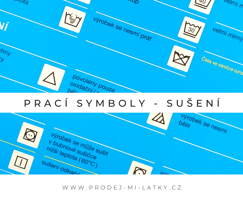 Prací symboly - Sušení
