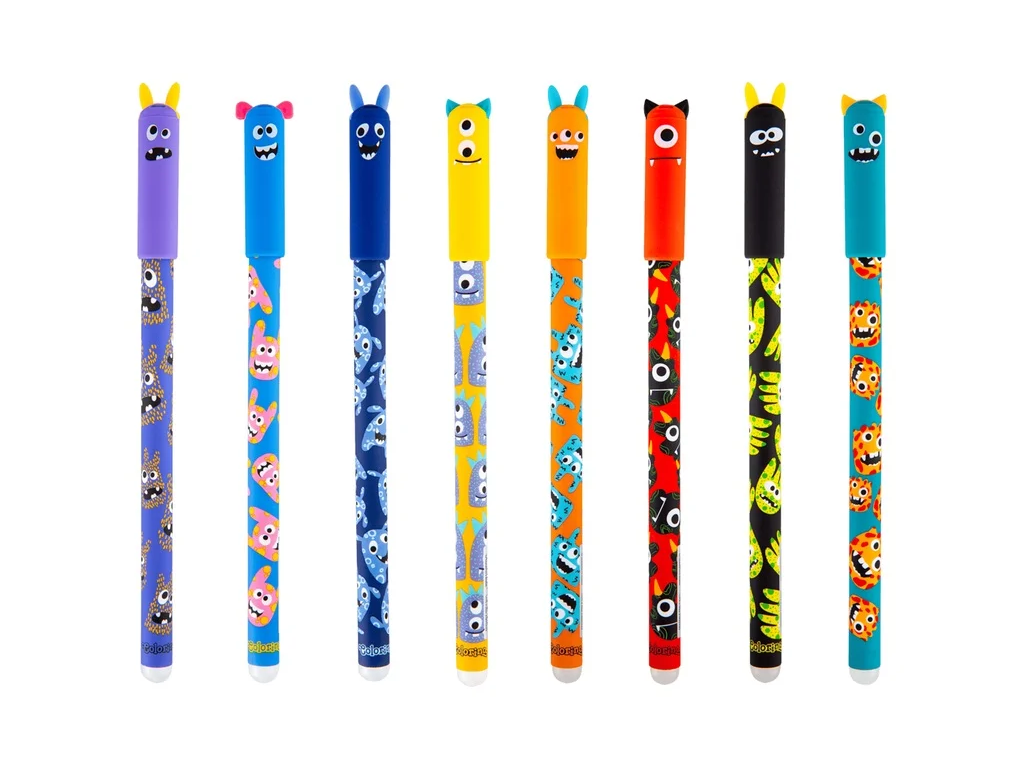 Gumovací pero Colorino Monsters z www.majjam.cz