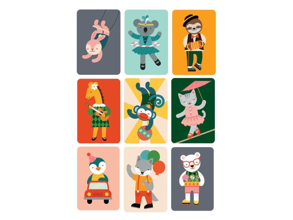 Petitcollage Karty v dóze Hloupá opička z www.majjam.cz