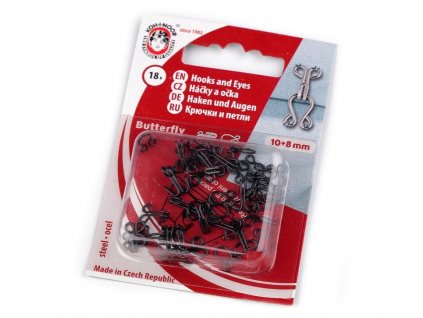 2669 Háčky a očka 6. (10+8mm) Černý