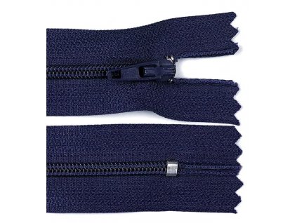 Spirálový zip 3 mm, pinlock Tmavě modrá