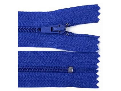 Spirálový zip 3 mm, pinlock cobalt